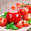 Hemlagad tomatjuice - fördelar och skador